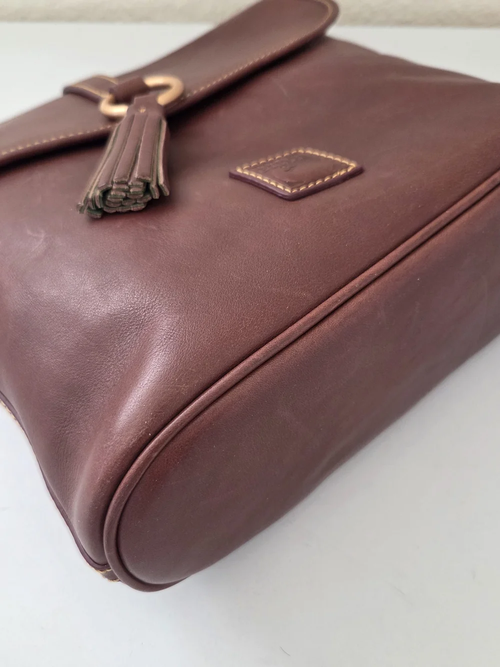 Dooney & Bourke Florentine Large Dottie Crossbody  Chestnut
